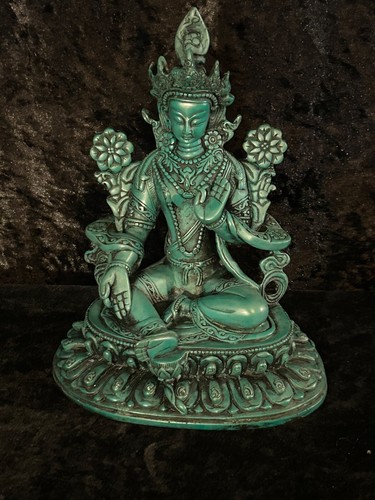 Green tara resin statue 23cm - tara,