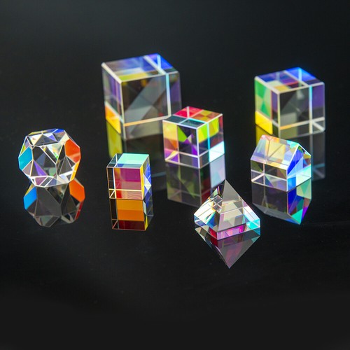 1pc optical glass prism - prism, cross