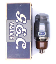 GEC KT66 Grey Glass Valve Tube Used Boxed (V14)