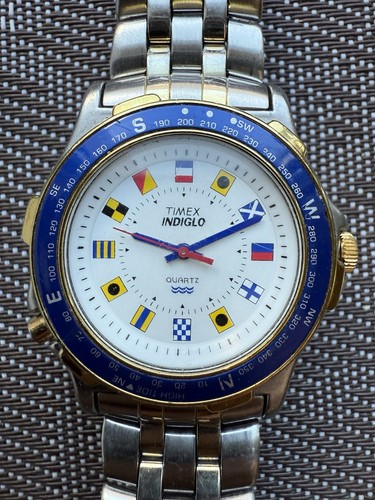 Vintage timex indiglo nautical - timex,