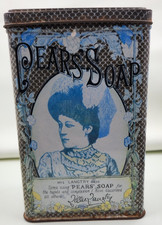 Vintage Pears Soap Tin Made in
