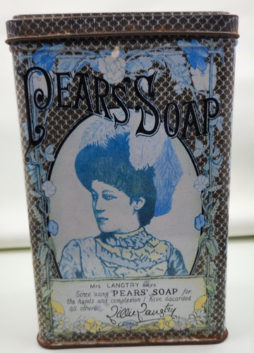 Vintage pears soap tin - vintage, made