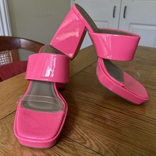 EGO Pink High heeled Mule
