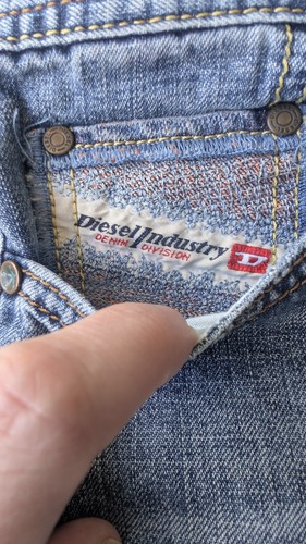 Y2k diesel low waisted denim - low,