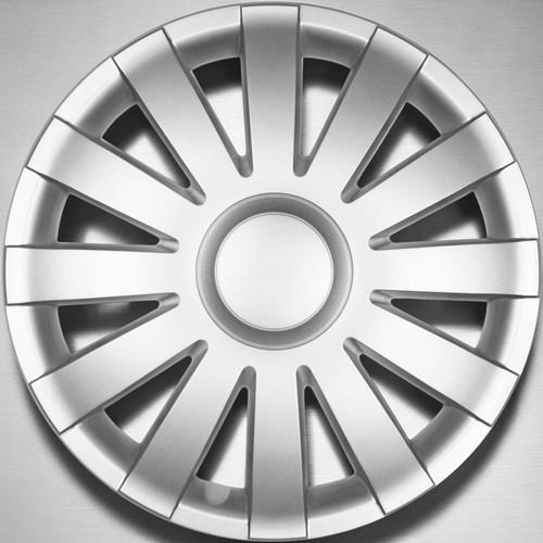 Silver wheel trims hub - 15",