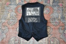 RARE 2003 LVC Levis Vintage Clothing Sun Set MC5 Black Corduroy Waistcoat Vest S