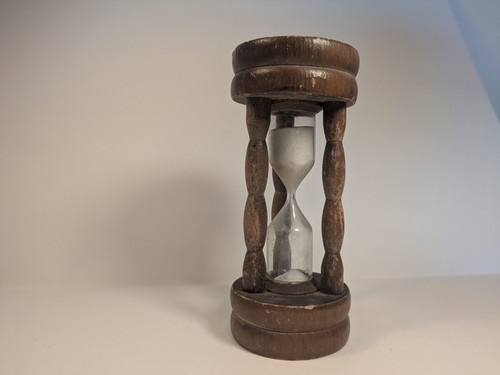 Vintage wooden sand - sand, timer