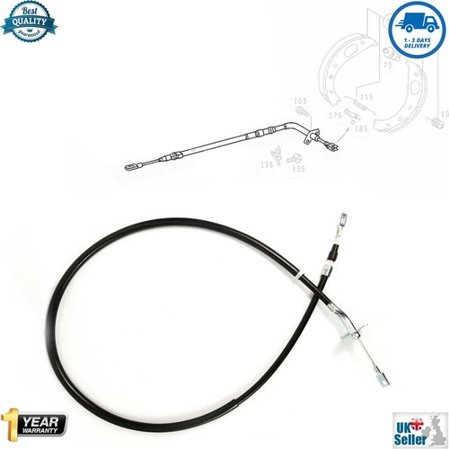 Rear right handbrake - rear,