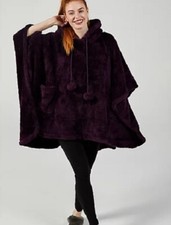 Cozee Home Fluffy Poncho with