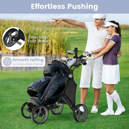 Wheel golf trolley - trolley, and