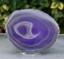 Large Agate Geode Crystal Slab