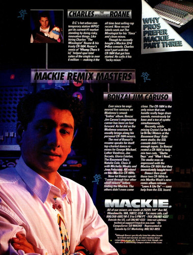 Vtg mackie 1604 mixer - vtg,