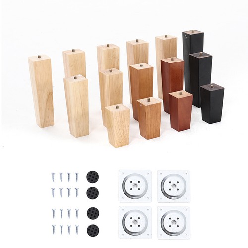4pc wooden furniture - wooden, tapered