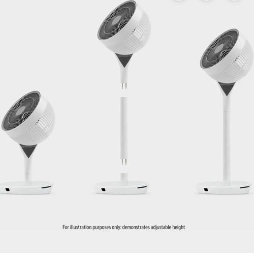 White adjustable height - white,