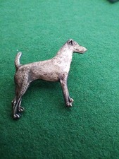 Rare VTG Kenart Smooth Fox Terrier Badge (A822)