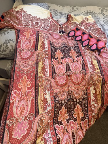 Ethnic ethnc kaftan maxi dress - ethnic,