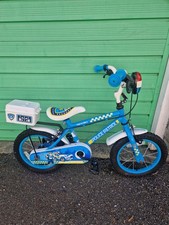 Halfords Apollo Police Patrol Kids Bike 14" 4-7 years