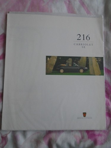 Rover 216 cabriolet - rover,