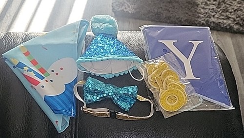Pet birthday set happy scarfs - ,
