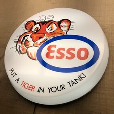 ESSO OIL PETROL illuminated