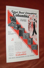 COLUMBIA GRAMOPHONE 1929