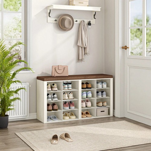 Shoe storage bench - with, padded