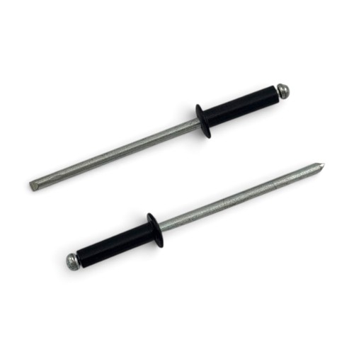 Black aluminium steel - black, pop