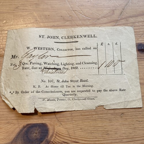 1829 john clerkenwell - john,