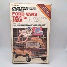 Chilton Repair Manual Ford