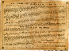 Directions for loading Colt
