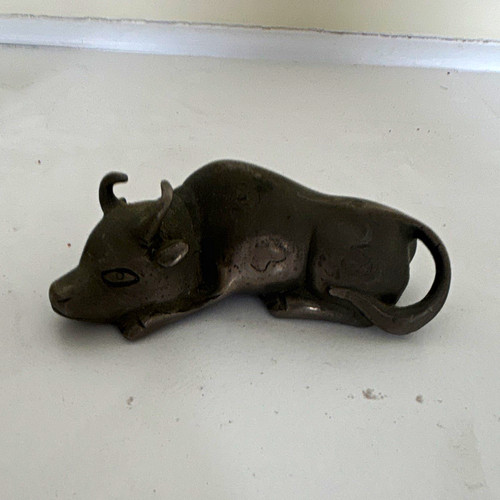 Small swedish pewter - small, bull/cow