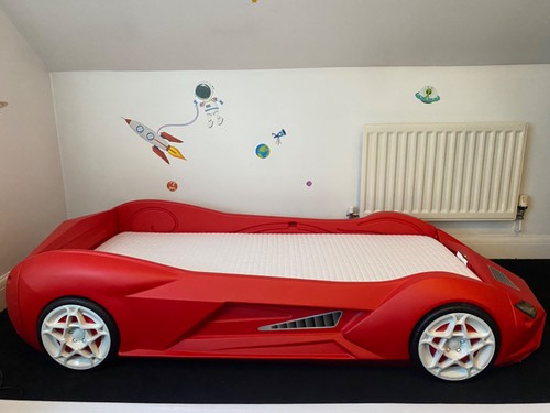 Junior bed red racing - bed,,