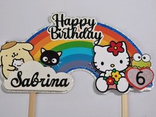 Hello Kitty 3D Handmade Personalised Cake Topper Birthday Decoration