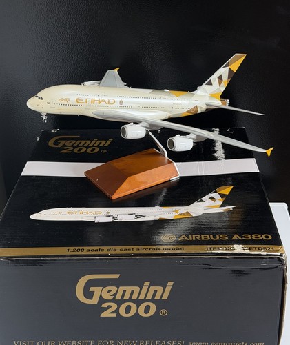 Gemini 200 etihad airways - 200, a380