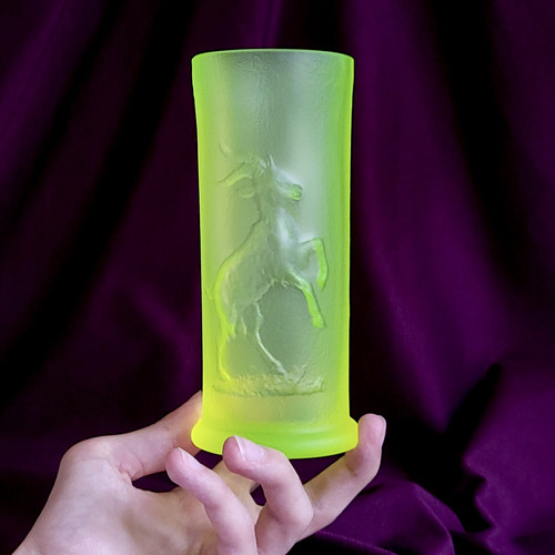 Rare collectible uranium glass - collectible,
