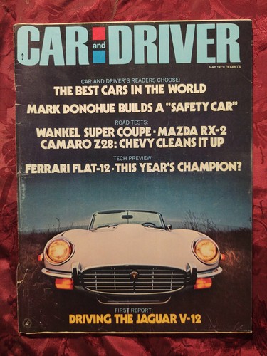 Car and driver - and, jaguar