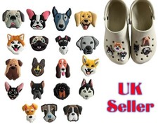 Dog Clog Shoe Charms for Crocs Fur Baby UK Seller ??