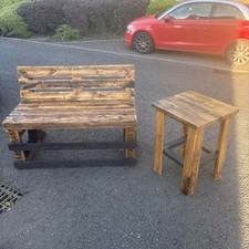 Hand Crafted Garden Bench and