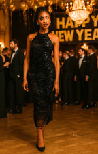 Topshop Womens Black Maxi