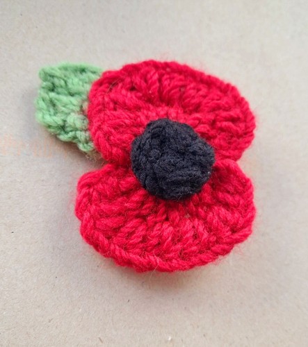 Crochet poppy wool - crochet, knitted