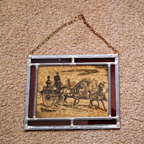 Framed glass metal - framed, &