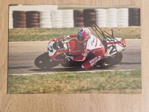 Carl fogarty signed 12x8 - fogarty,