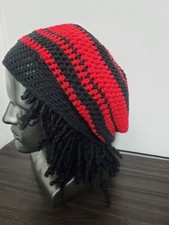 Beret Tam Hat Rasta Hippie Dreads Beanie Reggae Cap Dreadlocks Slouchy One Size