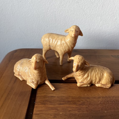 Vtg nativity sheep figure - vtg,