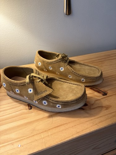 Tan mens clark wallabies - tan,