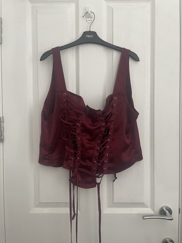 Cider deep red corset - cider,