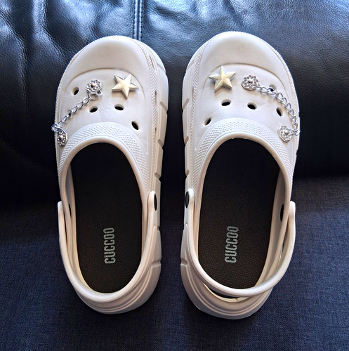 Cuccoo white clog - white, shoes