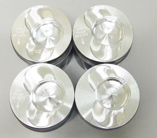 Piston set with - set, for