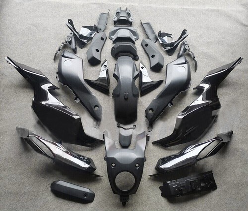 Motorcycle fairing set black - fairing,