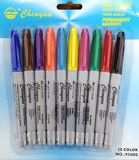12 Pack Permanent Marker Pens